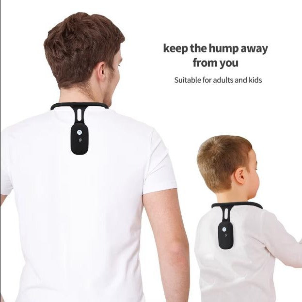 Smart Posture Corrector with Vibration Alert – Soft Silicone, USB Rechargeable
